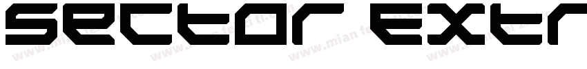 Sector ExtraLight Re字体转换